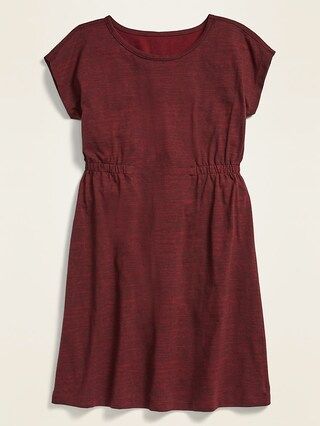 Waist-Defined Patterned T-Shirt Dress for Girls | Old Navy (US)