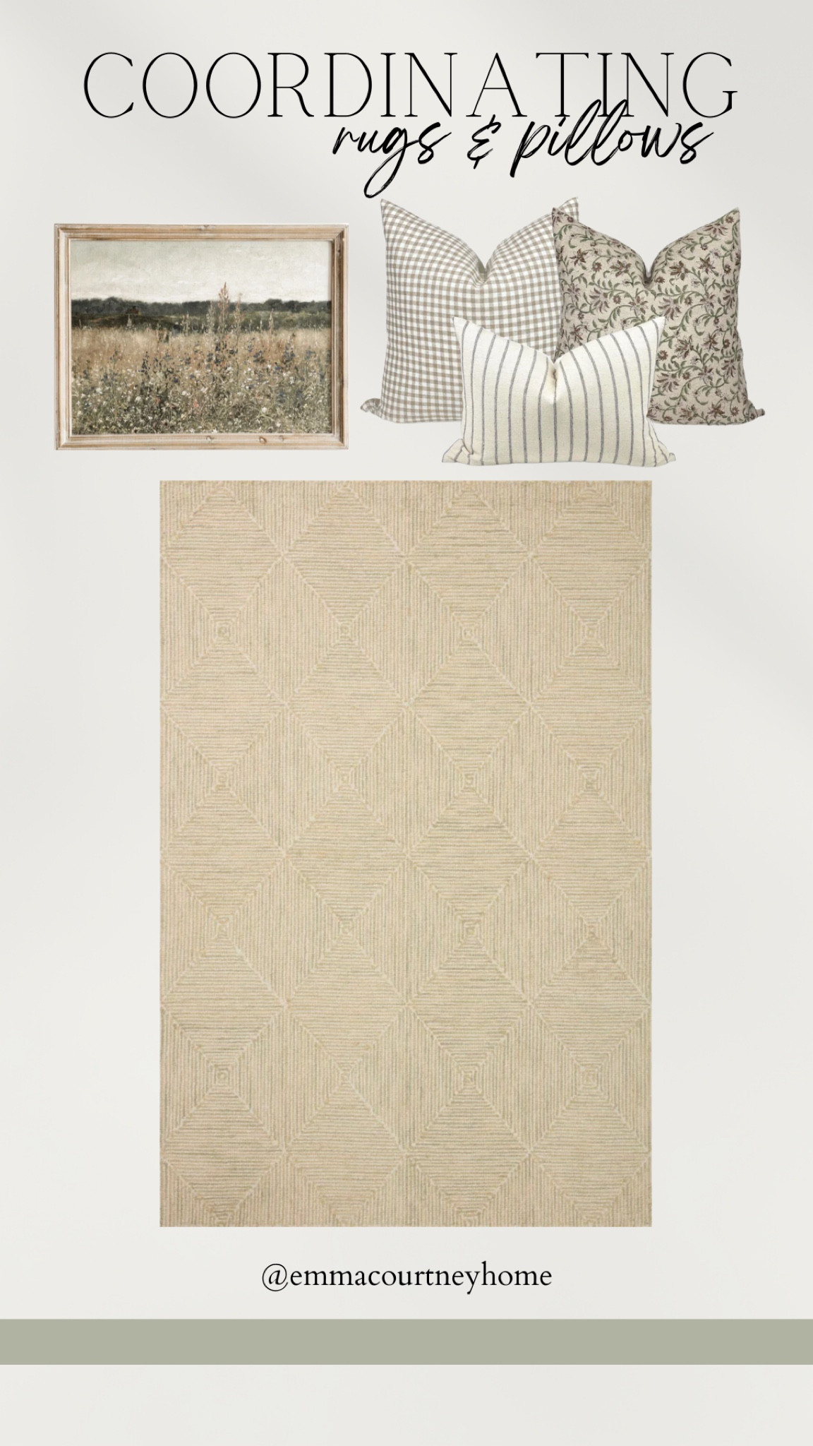 Chris loves Julia c Loloi new rugs. Coordinating pillows and art 

#LTKstyletip #LTKhome #LTKSeasonal