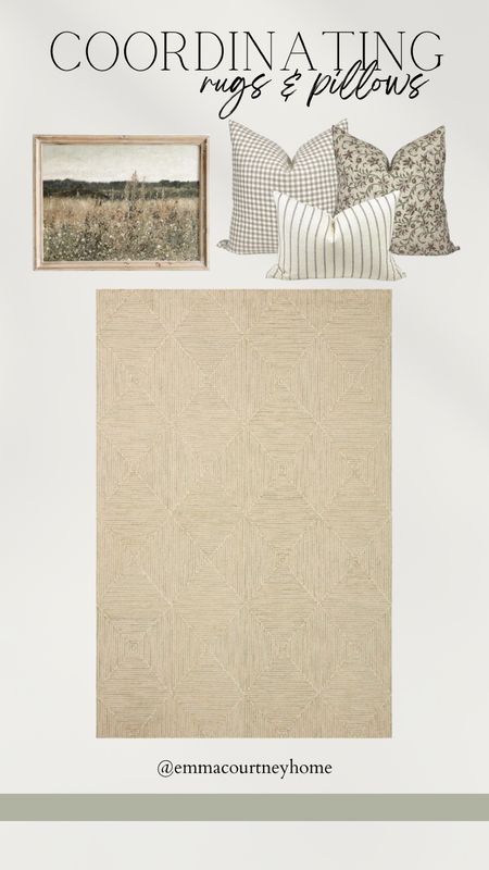 Chris loves Julia c Loloi new rugs. Coordinating pillows and art 

#LTKstyletip #LTKhome #LTKSeasonal