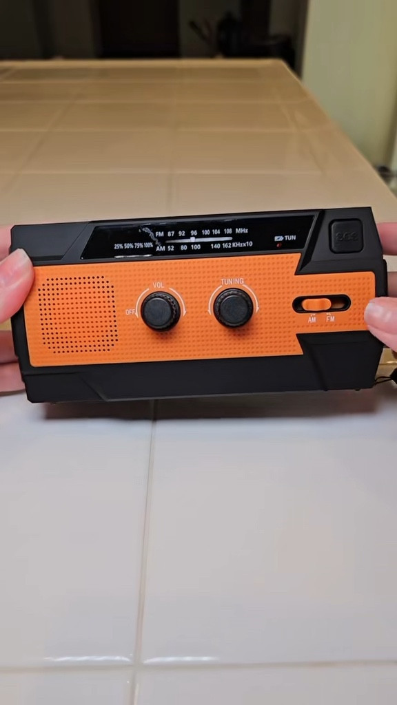 I'm so happy to have a solar charging radio with ports to charge my devices!
You can also plug in the device before an emergency happens, so it is fully charged.
If there's no sun you can crank it to charge!

emergency kit 
survival kit 
crank radio

#LTKHome #LTKTravel #LTKMens