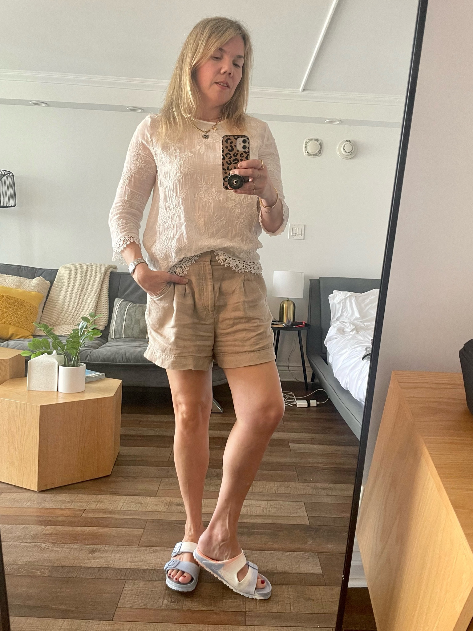 Vacation favorites (top is old Zara but similar styles linked) #vacationoutfit #birkenstocks #linenshorts

#LTKunder100 #LTKtravel #LTKstyletip