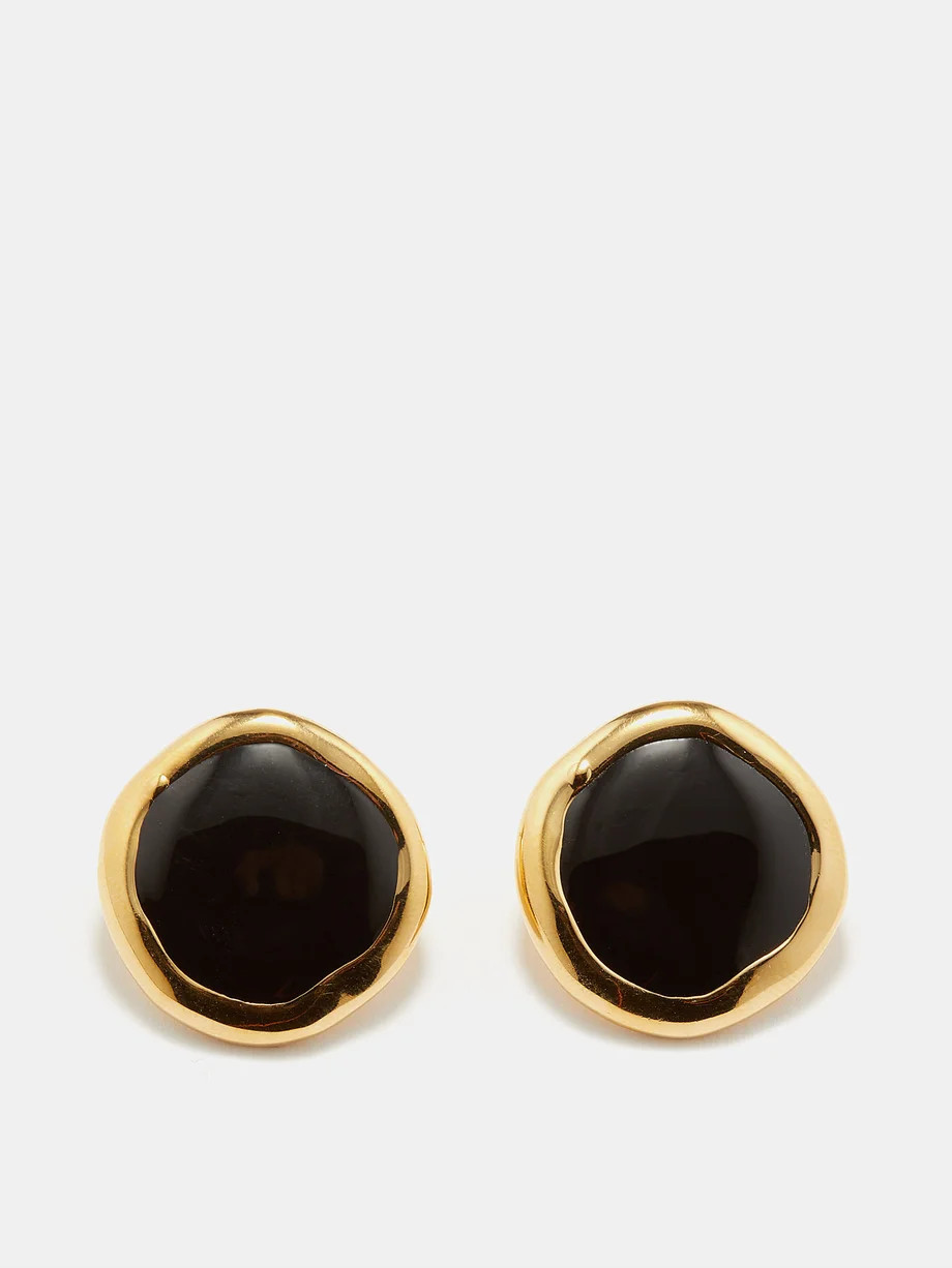 Blair 18kt gold-plated earrings | Matches (UK)