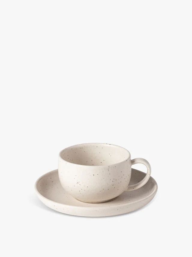 Vanilla Casafina Pacifica Tea Cup and Saucer | Fenwick | Fenwick