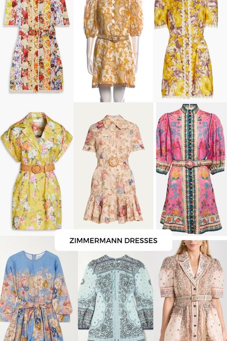 Zimmermann dresses! 