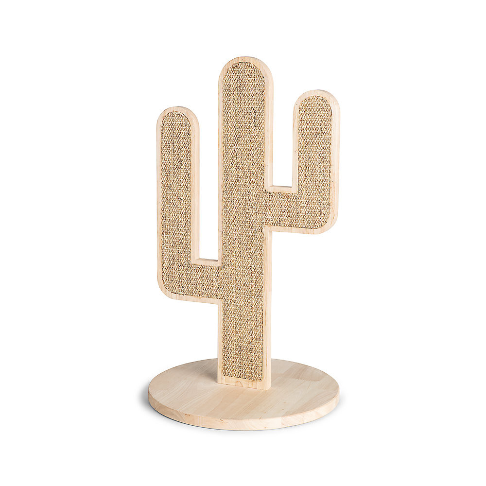 Whisker City® 24-in Wood Catcus Cat Scratching Post | PetSmart