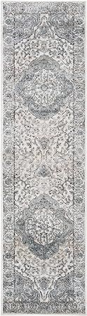 SAFAVIEH Oregon Collection ORE867A Oriental Distressed Non-Shedding Entryway Living Room Foyer Be... | Amazon (US)