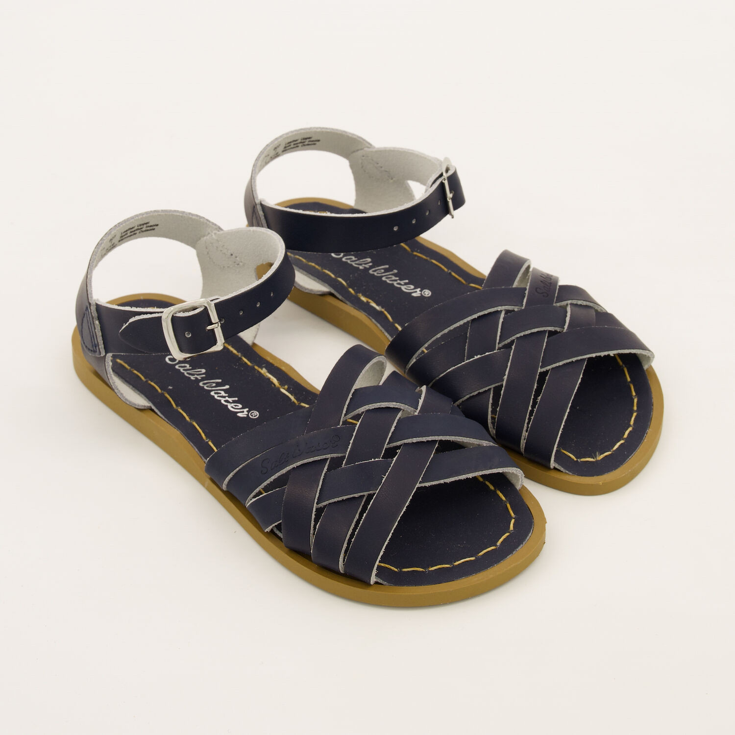Navy Leather Sandals | TK Maxx