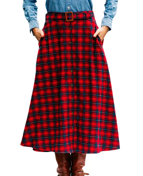 Barnwood Creek Flannel Skirt | Kiel James Patrick