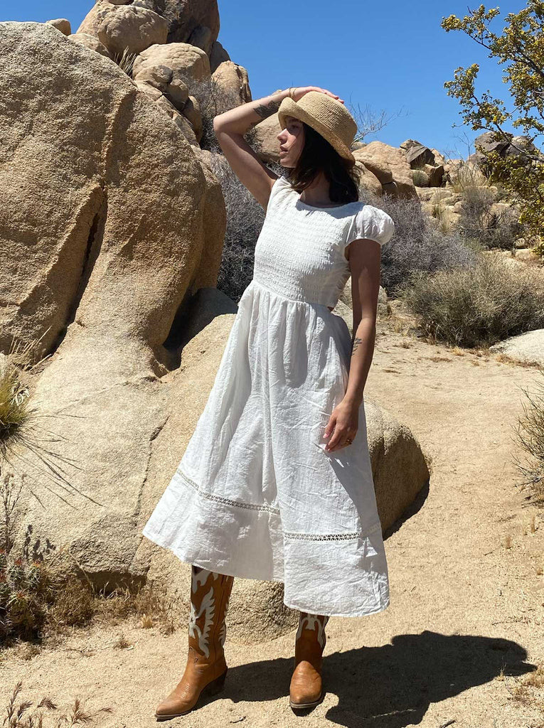 Elaine Dress in Gardenia | Jessica Simpson E Commerce