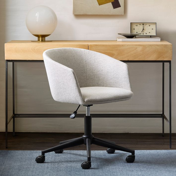 Deacon Swivel Office Chair | West Elm (US)