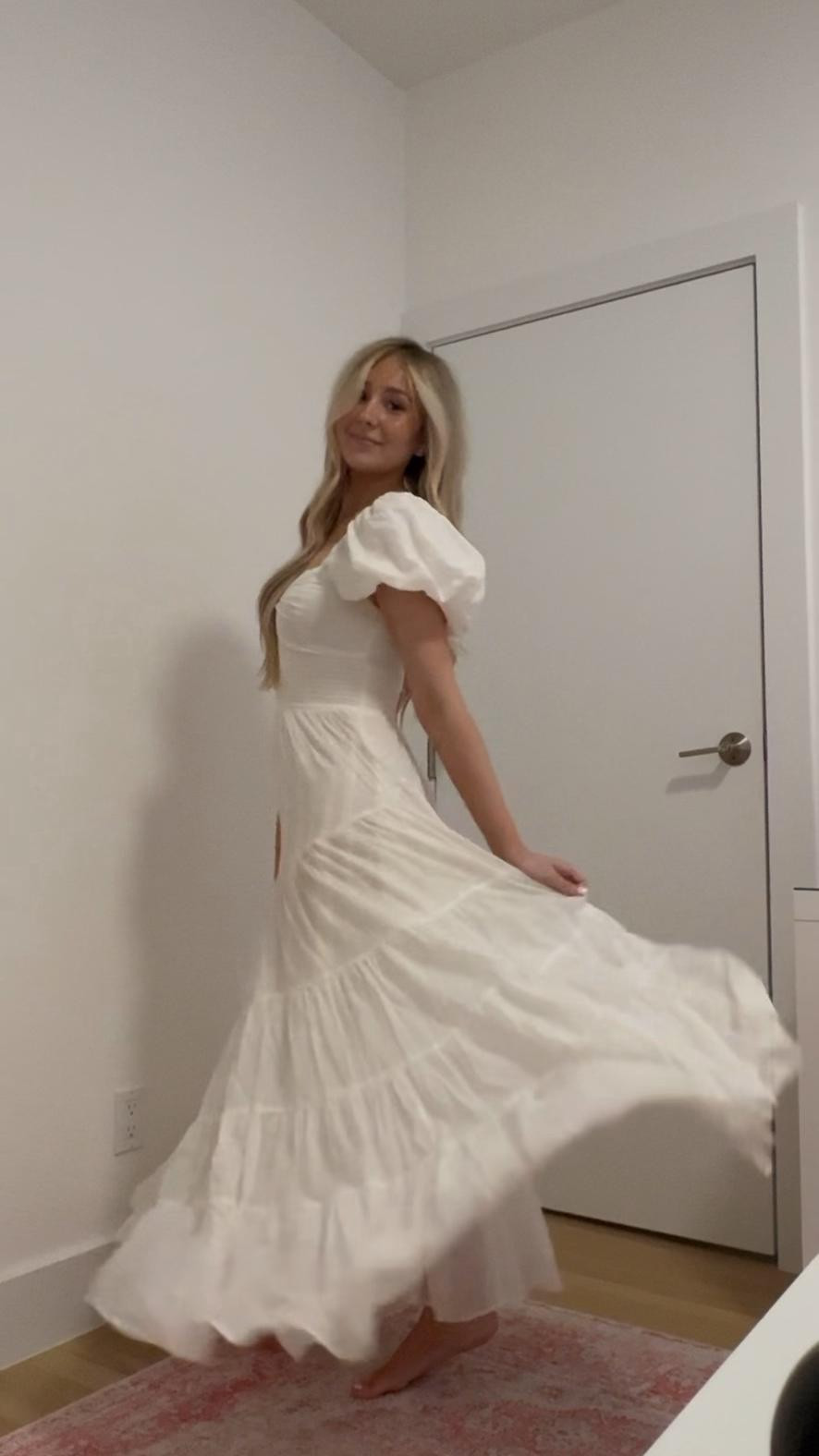 nothing like a white summer dress 🤍 

free people dress | puffy sleeves | white dresses | summer dresses | love shack fancy dress | bridal dress | girly style | puff sleeves 

#LTKSeasonal #LTKSummerEdit