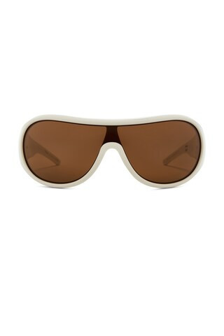 Miu Miu Runway Sunglasses in White | FWRD 