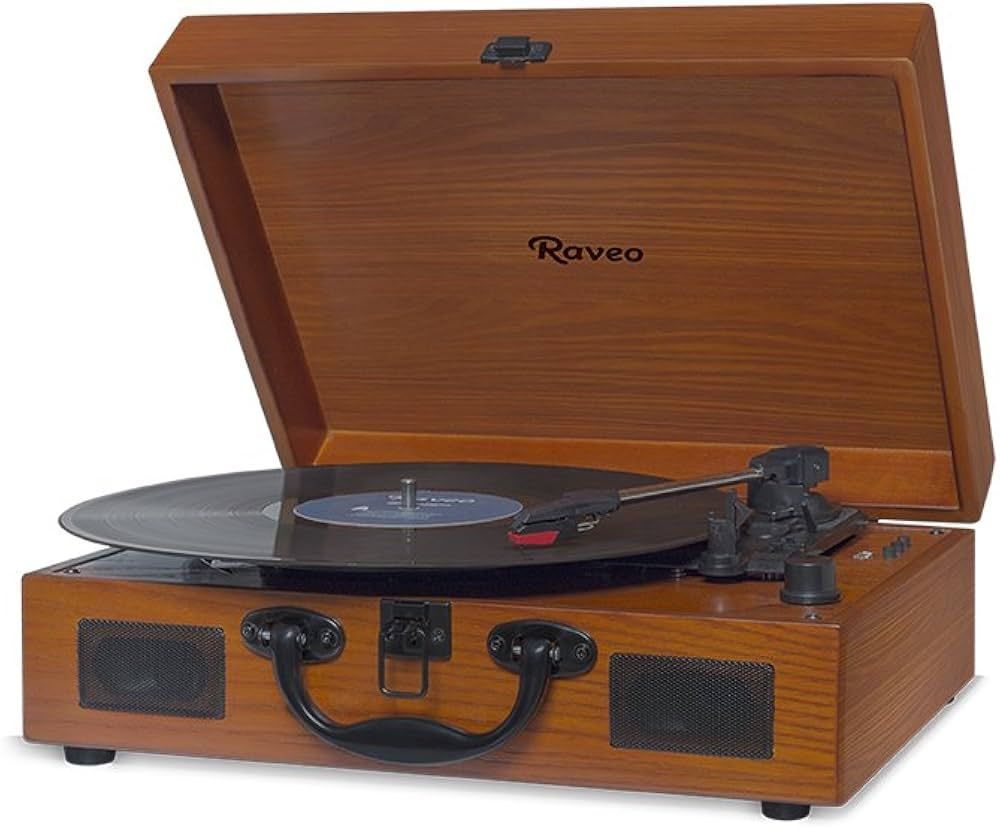 Raveo Vitrola com USB e Bluetooth, Sonetto Wood, 10W, marrom | Amazon (BR)