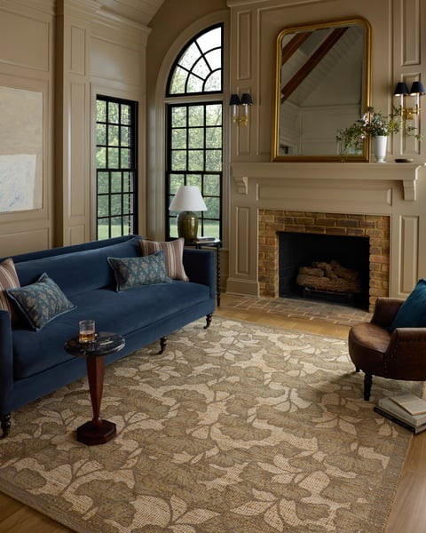 Chris Loves Julia x Loloi Rue RUE-02 Floral / Botanical Area Rugs | Rugs Direct | Rugs Direct