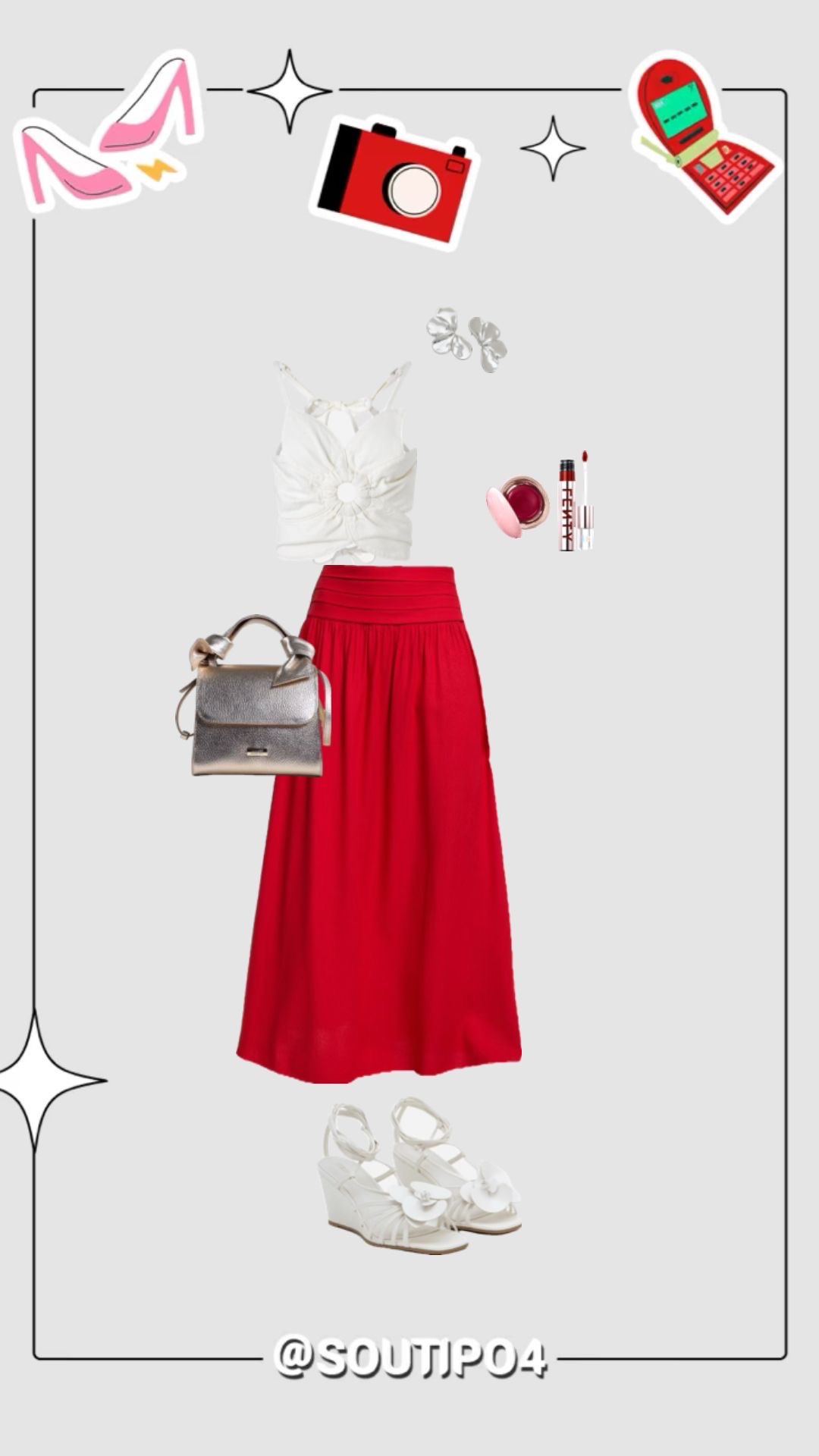 Look com saia longa vermelha para o Natal 

#LTKroupadefesta #LTKbrasil #LTKdicadeestilo