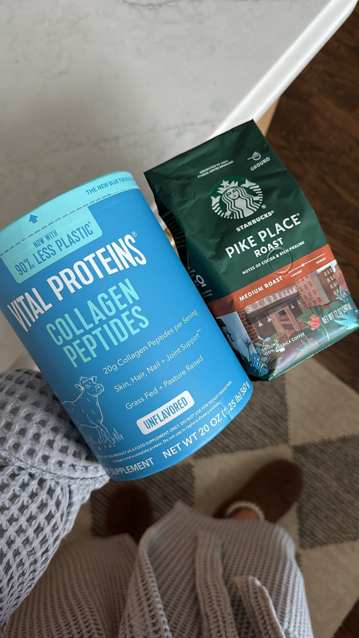 #AD I love how it dissolves easily in my coffee and still keeps all the amazing benefits like supporting collagen and bone health! 
#VitalPartner #Starbucksathome #TargetPartner #Target @target @vitalproteins @starbucks 