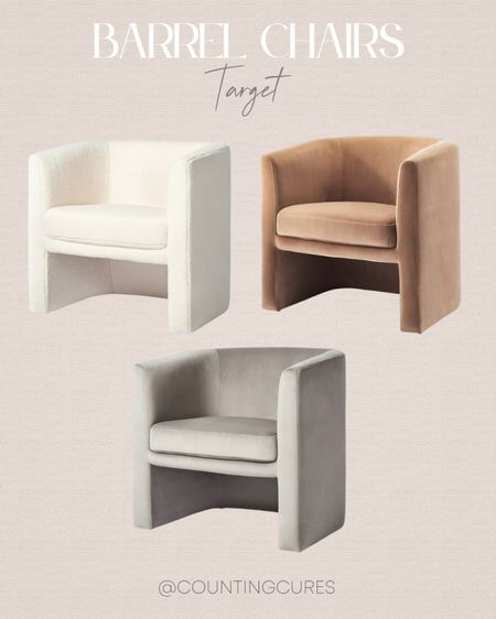 Upgrade your home with these high-quality minimalist barrel chairs from Target!
#neutralaesthetic #modernhome #homestyling #furniturefinds

#LTKhome #LTKstyletip #LTKSeasonal