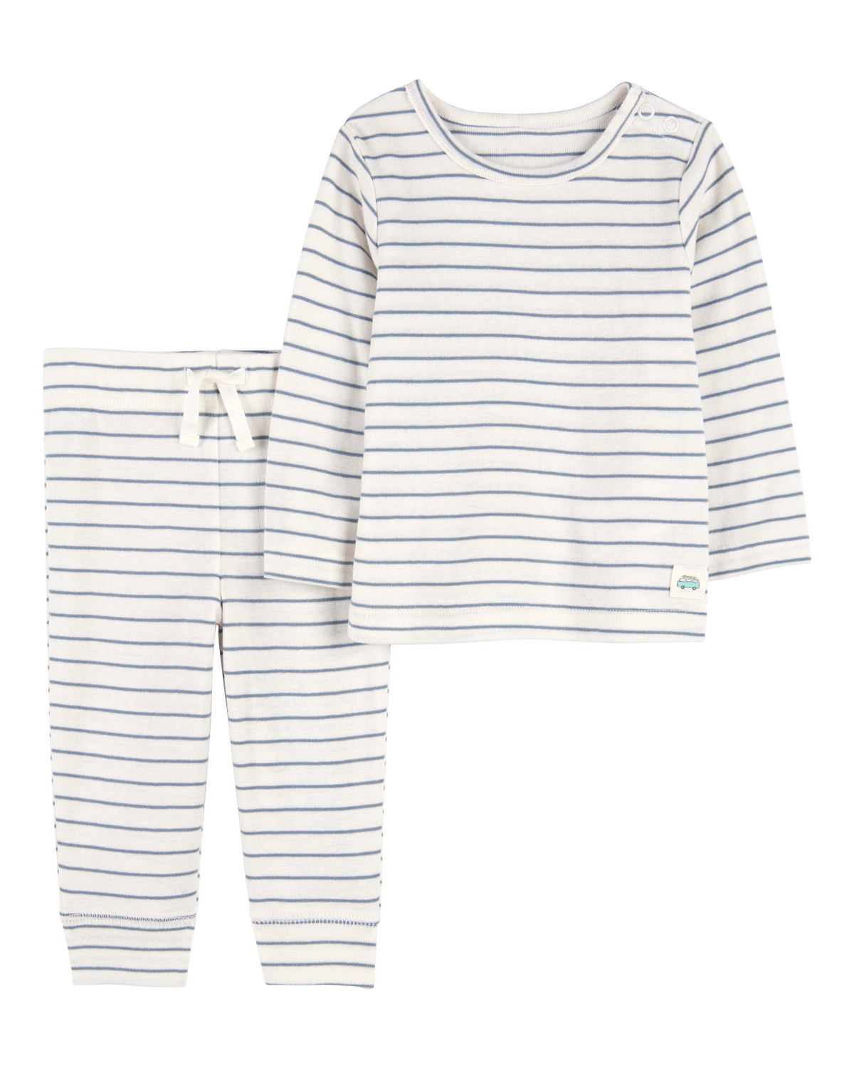 Baby 2-Piece Striped Pant Set - Blue/Ivory | Carter's Inc