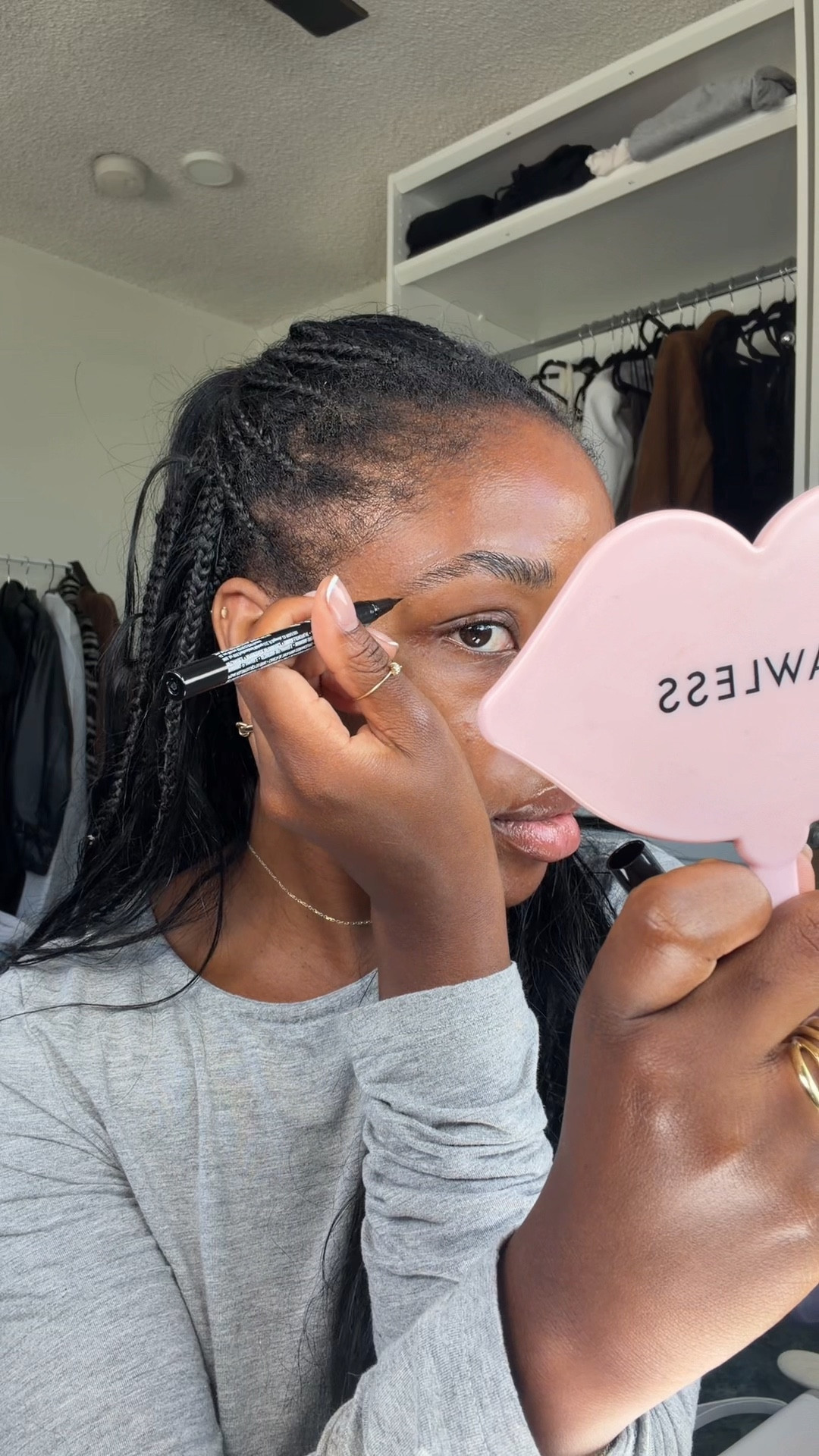 The sorcery of this stuff!! 🫢 @Maybelline NY super lock brow gel is a new favorite #browtutorial #laminatedbrows #makeuproutine #makeuptutorial #makeuphacks #grwmmakeup @NYX Professional Makeup @Anastasia Beverly Hills @LAWLESS Beauty 

#LTKBeauty