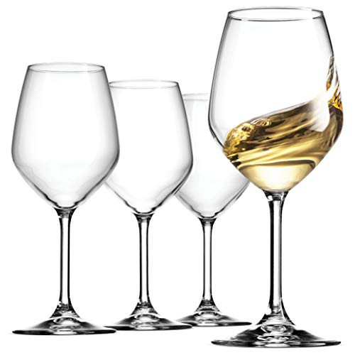 Juego de 4 copas de restaurante, de Bormioli Rocco, Vino blanco, Cristal | Amazon (US)