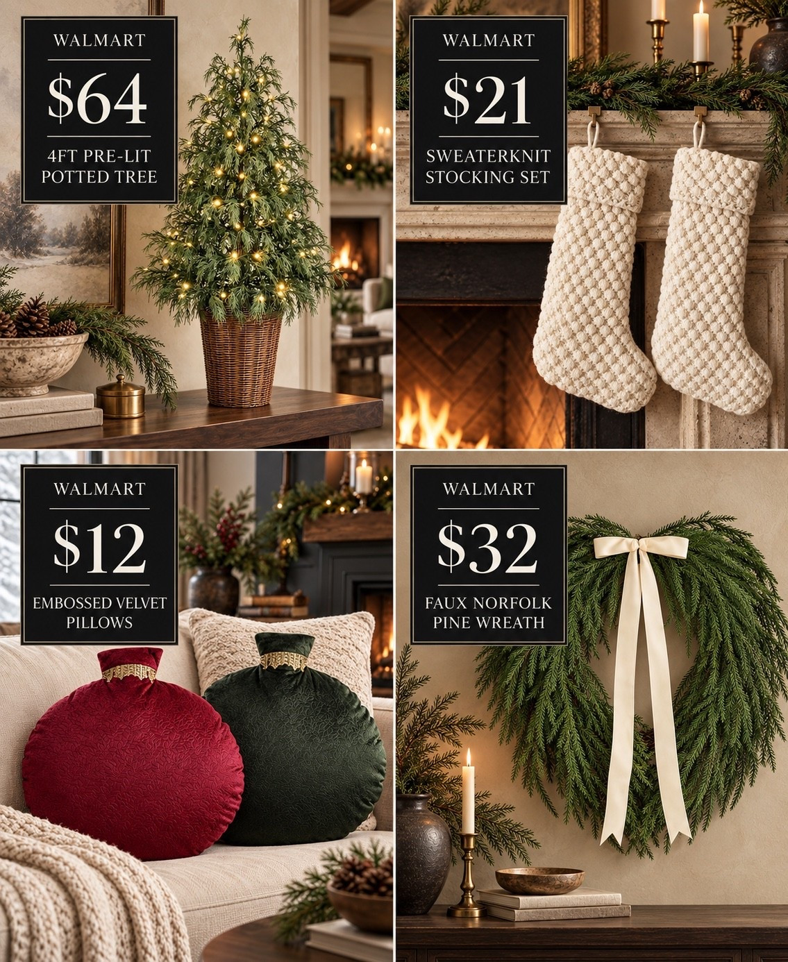 Shop Walmart Christmas decor! Ralph Lauren Christmas