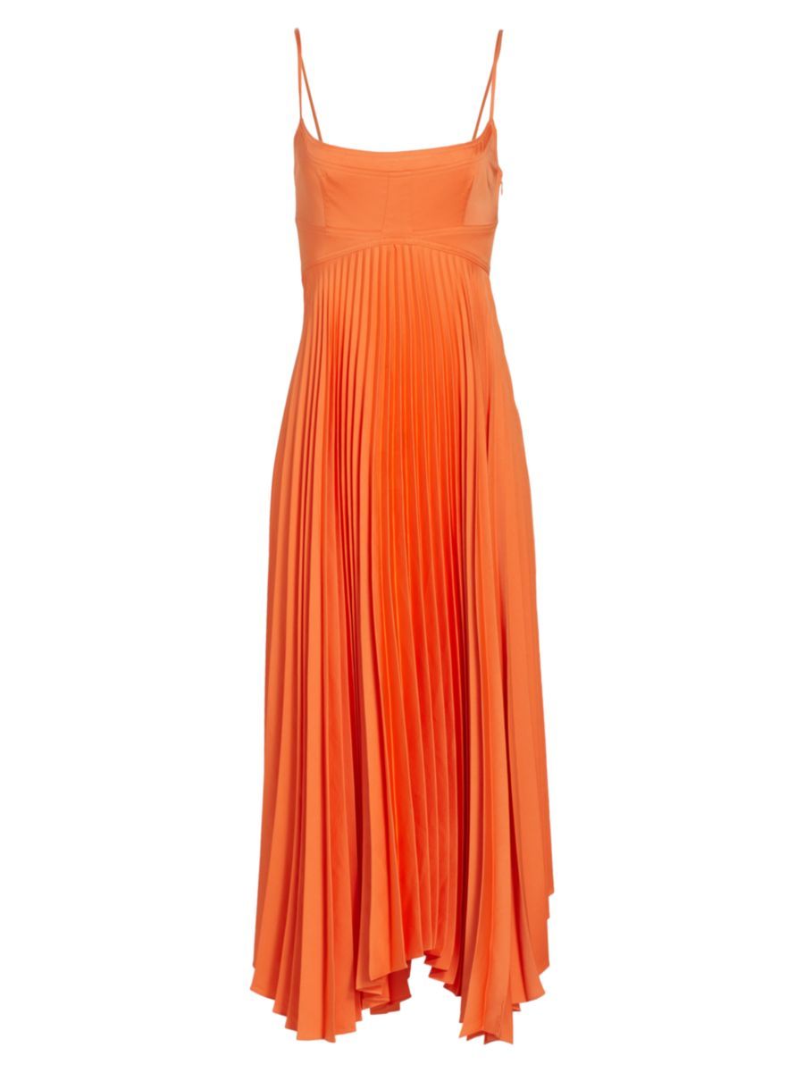 Hollie Pleated Midi-Dress | Saks Fifth Avenue
