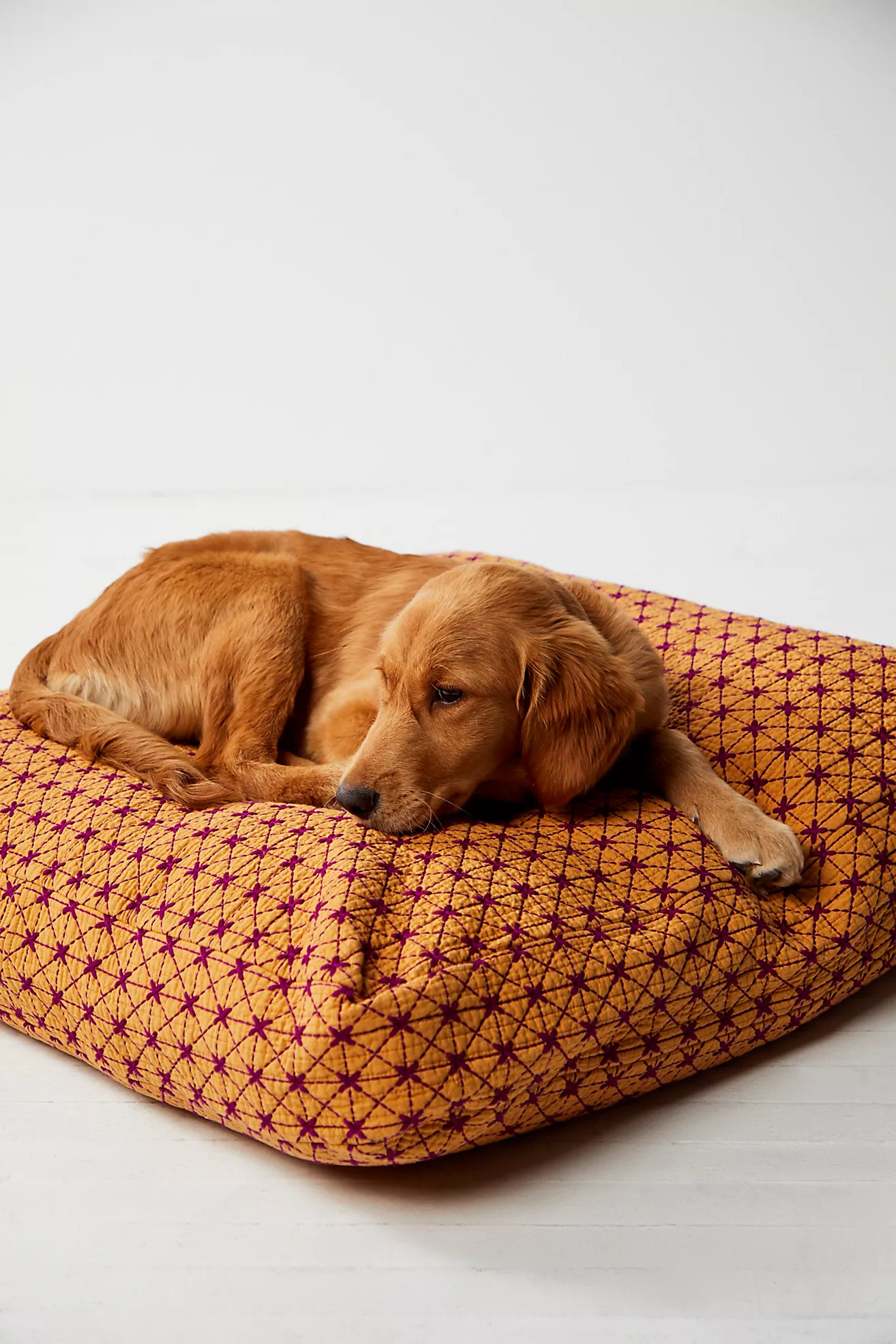 FP One Geo Mango Quilt Dog Bed Cover | Free People (UK)
