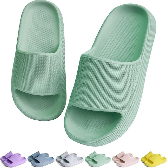 KOUECI Kids Cloud Slides Boys Girls Shower Slippers Slip on Slide Sandals Non-slip Summer Beach P... | Amazon (US)