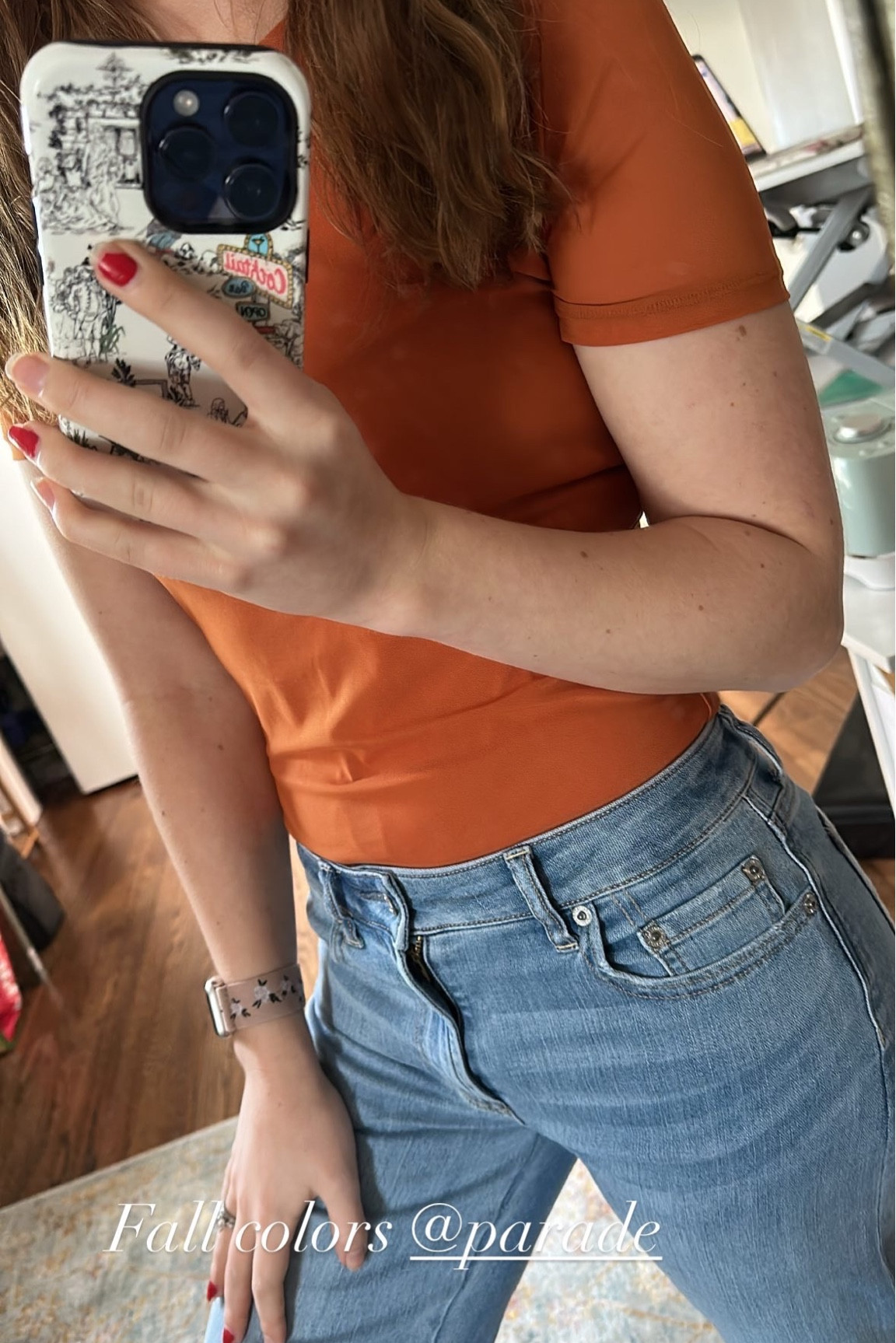 Orange mega bodysuit 