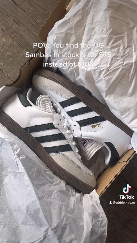 Not gate keeping this find, so run while they are still in stock! 👟

Sambas, sneakers, original sambas, spring sneakers, spring shoes, cute shoes, what to wear this spring, spring fashion trends, cute spring shoes, summer sneakers, sneakers outfit 

#LTKxadidas #LTKstyletip #LTKGiftGuide