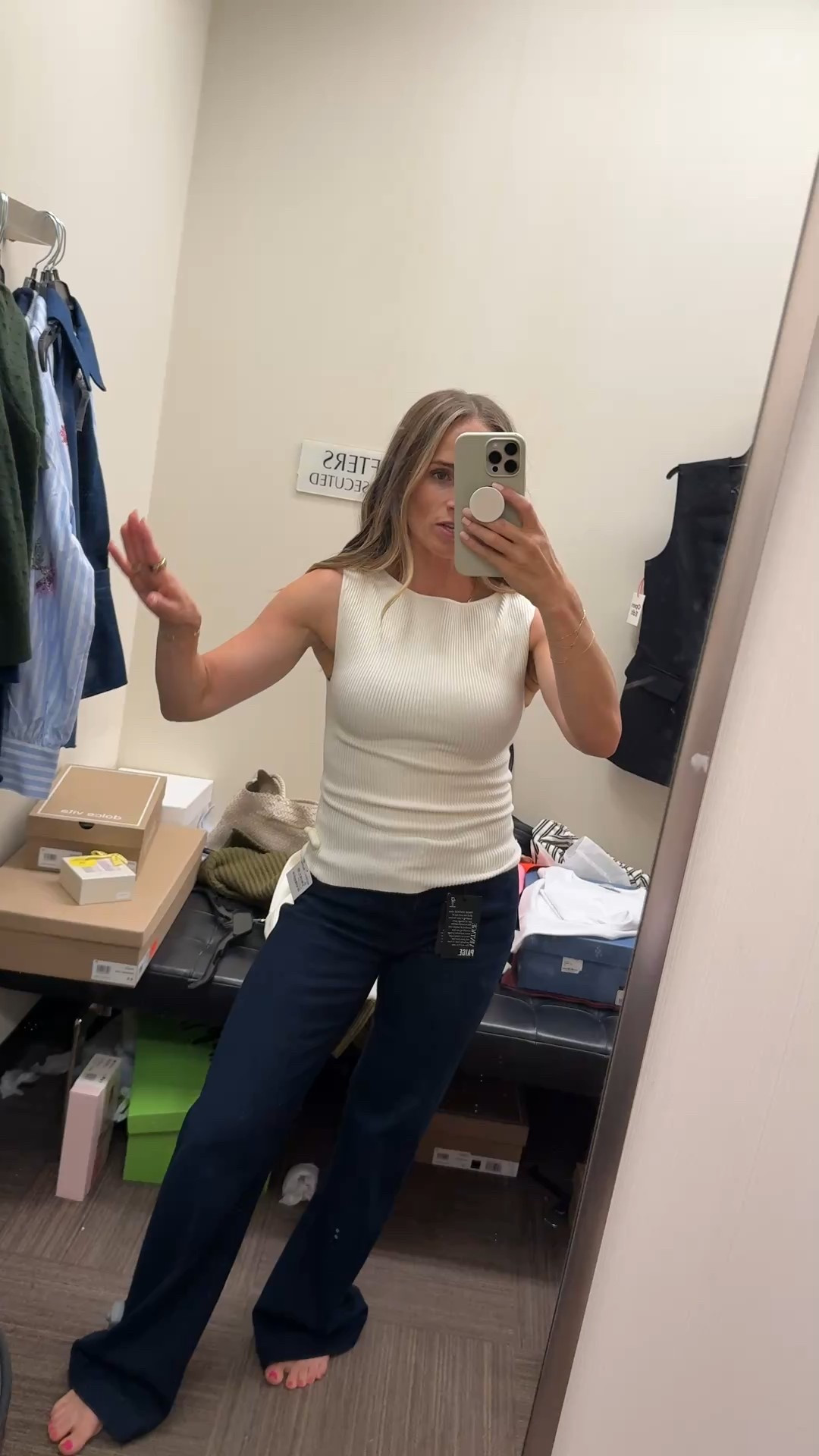 I bought this in every color!! Size up if you’re on the fence. I got a small. It’ll be great with blazers, jeans, skirts, work, date night, everything! 

#LTKFindsUnder50 #LTKOver40 #LTKStyleTip