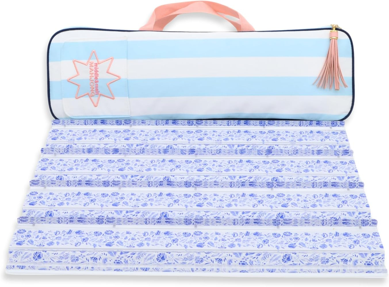 Mahjong Rack Bag for Mahjong Game Storage, Blue and White Fashionable Rack Storage, Fits all type... | Amazon (US)