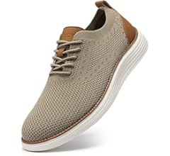 VILOCY Men's Mesh Dress Sneakers Oxfords Business Casual Walking Shoes Tennis Comfortable | Amazon (US)