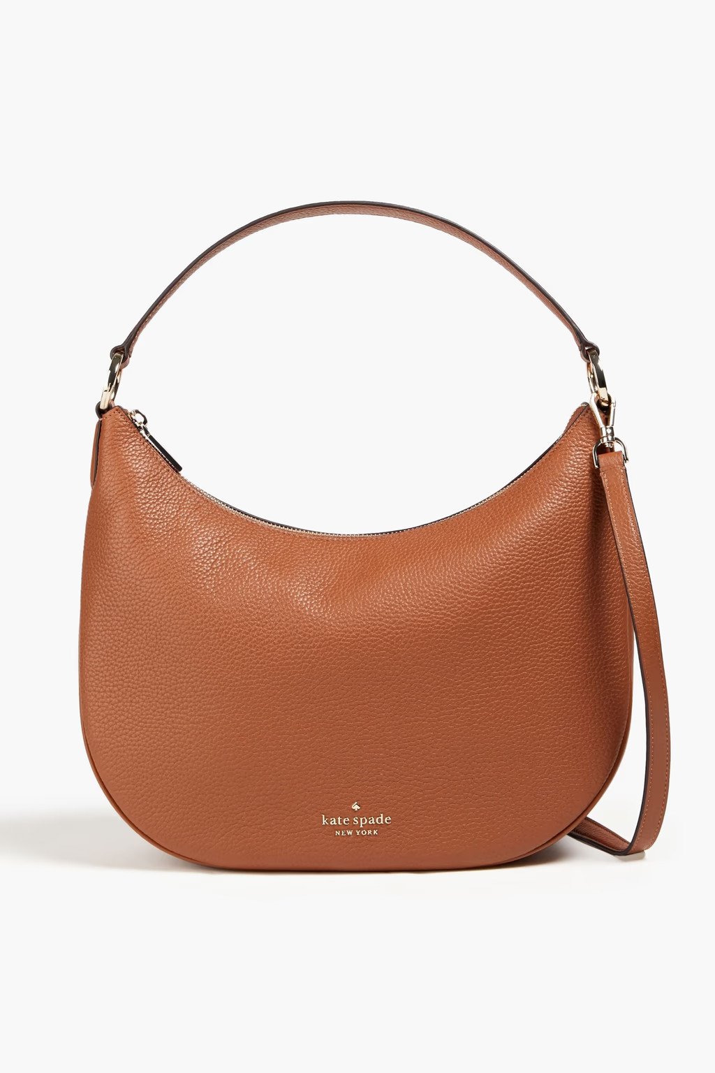 Pebbled-leather shoulder bag | The Outnet (UK and Europe)