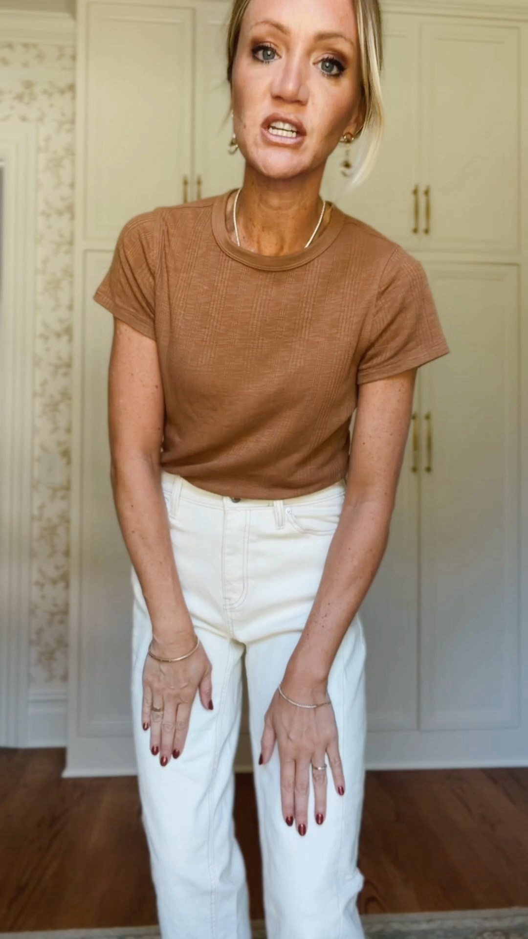 Xs in tops 
2 in barrel jeans