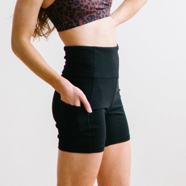 Biker Shorts - 6'' - Black | MT LUXE | Maven Thread