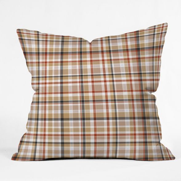 Lisa Argyropoulos Weave Oversize Square Throw Pillow Brown - Deny Designs | Target