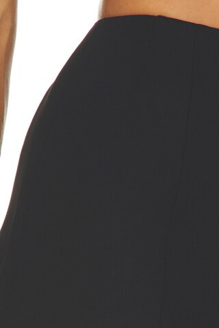 Naftali Polished Crepe Mini Shorts in Black | Revolve Clothing (Global)