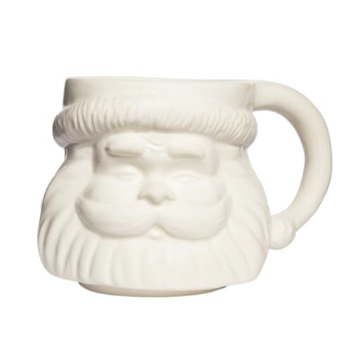 Sweet Water Decor Santa Face Mugs - 19oz Santa Hot and Cold Holiday Drinkware Gift - Ceramic Christmas Decoration Mug | Amazon (US)
