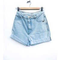 Light Blue Denim Shorts, Short Jeans With A Front Heart Shape Button & Elephant Brooch | Etsy (US)