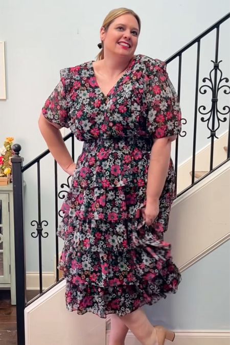 This ruffle tier dress has quickly become a favorite of mine, it’s so easy to throw on and look put together 

#LTKstyletip #LTKplussize #LTKsalealert