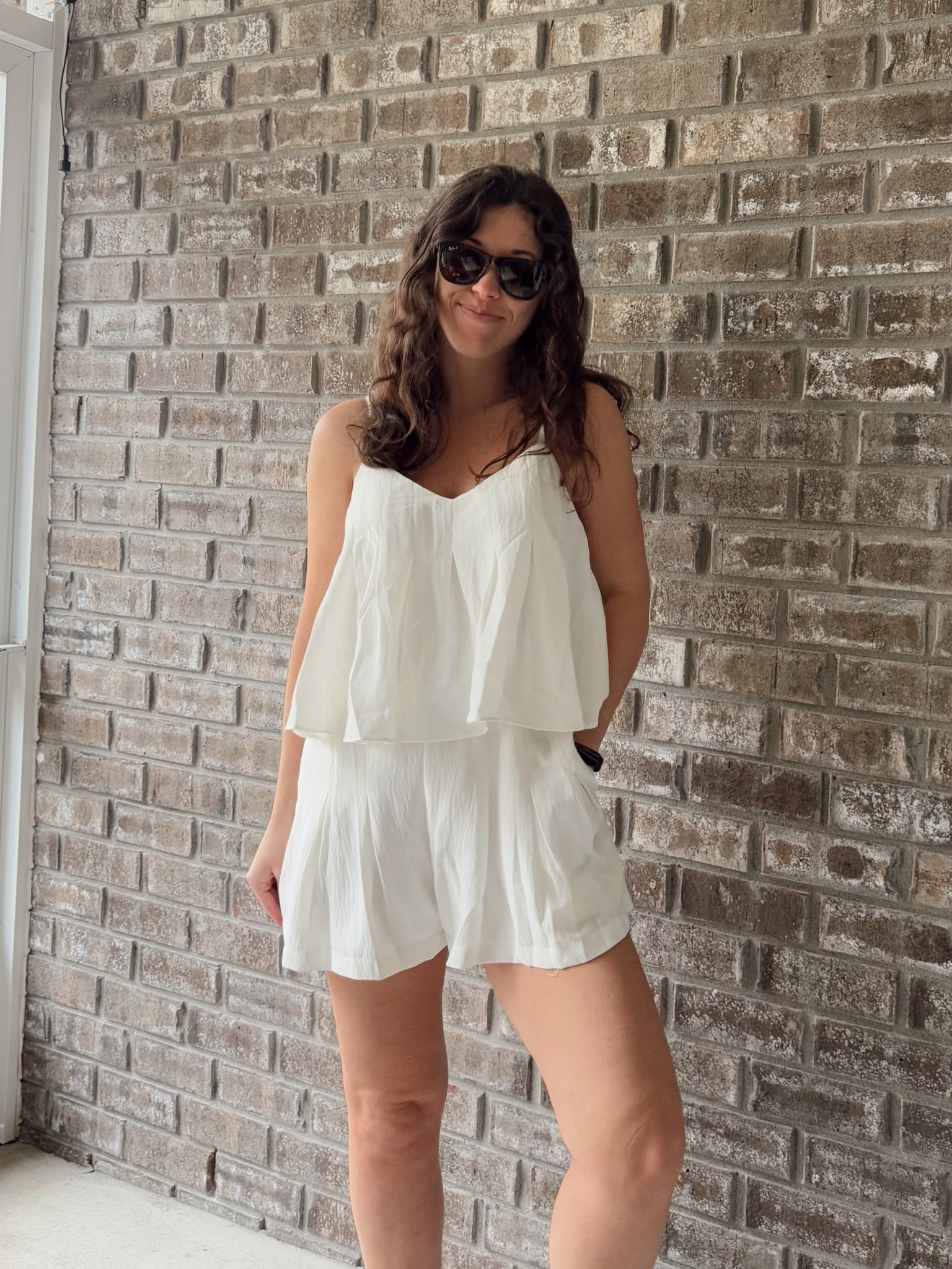 Womens Romper Shorts EXLURA Women's Sleeveless Striped Romper