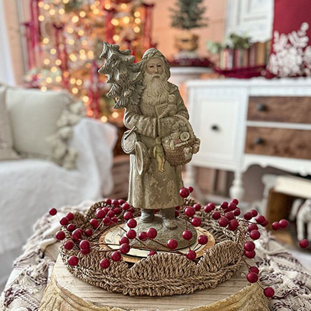 Nordic Santa Christmas Figurine | Antique Farm House