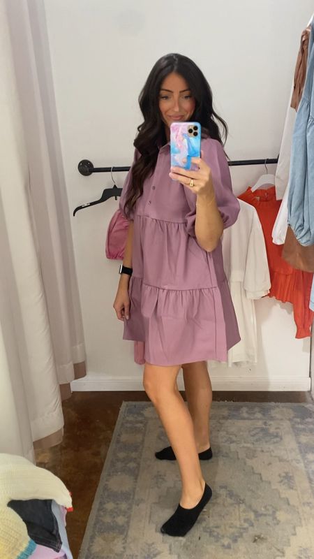 Shop birdie had the cutest fall arrivals!  This faux leather dress in this amazing color was seriously stunning in person 😍

#LTKfindsunder100 #LTKSeasonal