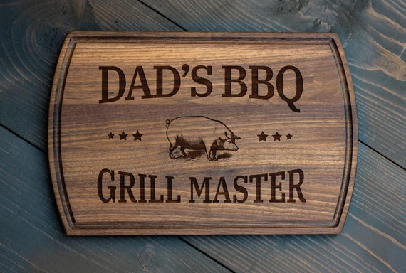 Fathers Day Gift - Personalized Cutting Board - Grill Master - Dad's BBQ - Gift For Dad Husband -... | Etsy (US)