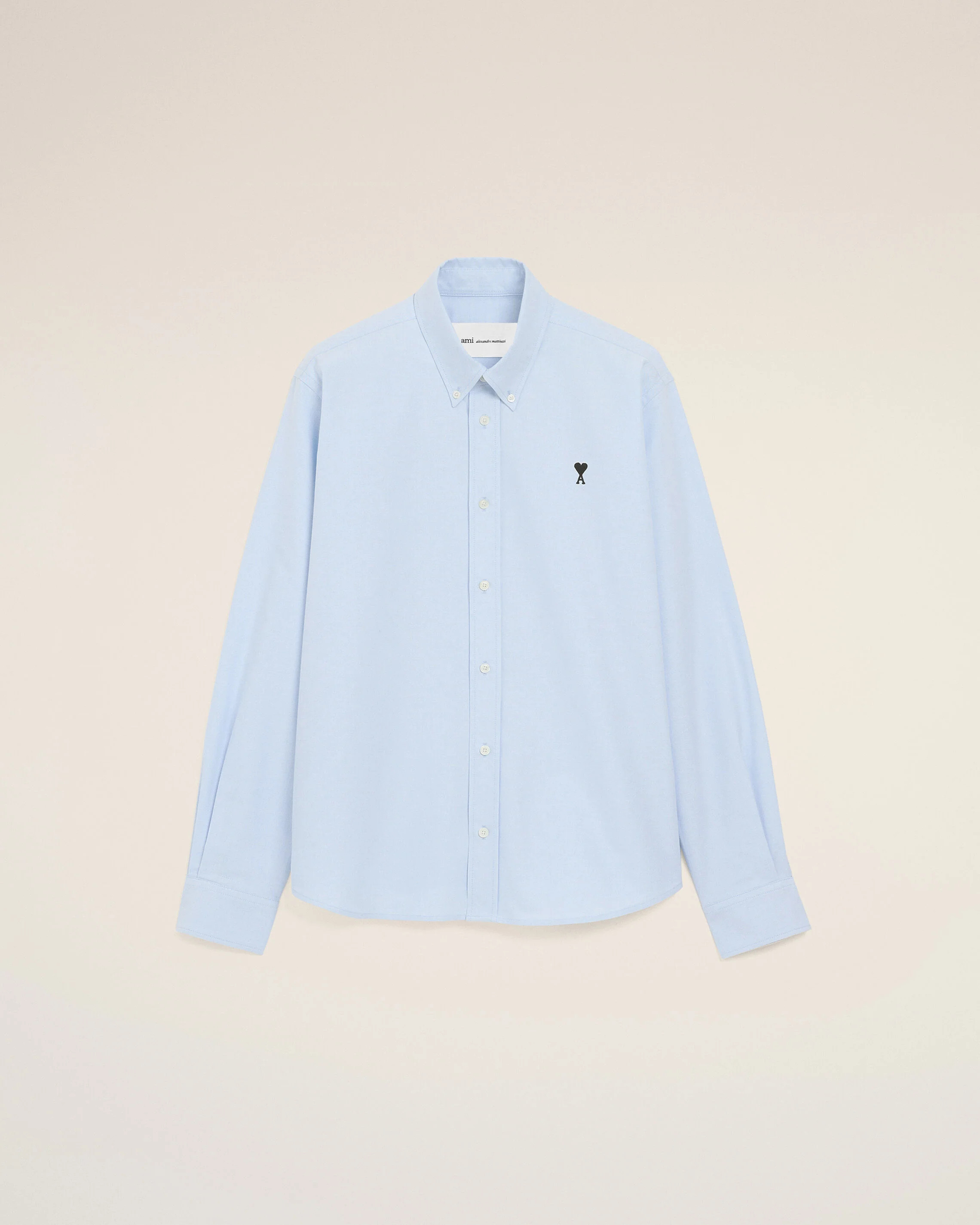 Ami de Coeur Button-Down-Hemd aus blauer Baumwolle SKY BLUE | AMI PARIS | AMI Paris FR
