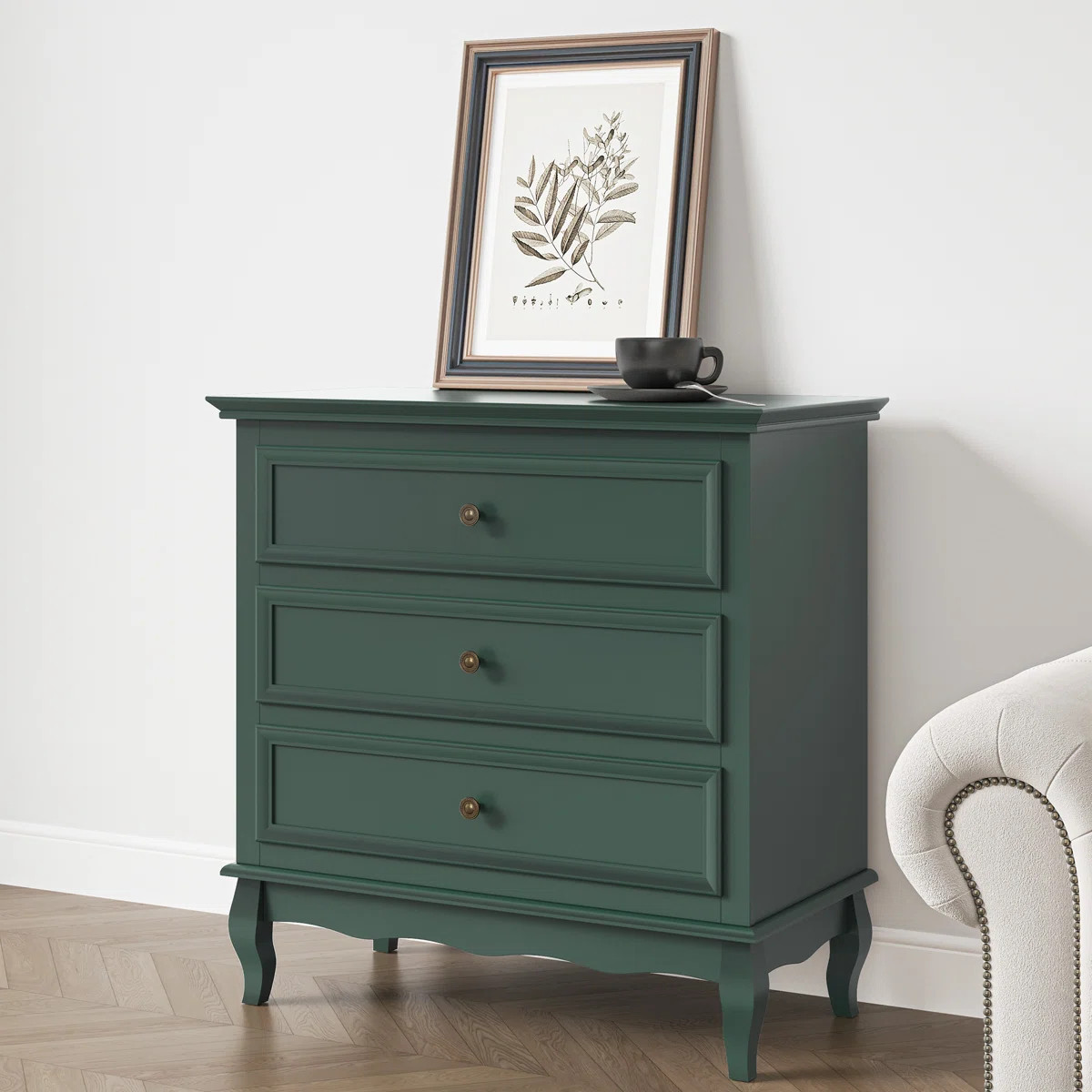 Blane 31.5" H X 31.5" W Manufactured Wood 3-Drawer Dresser | Wayfair North America