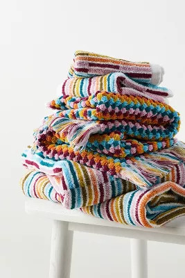 Rainbow Towels, Set of 6 | Anthropologie (US)