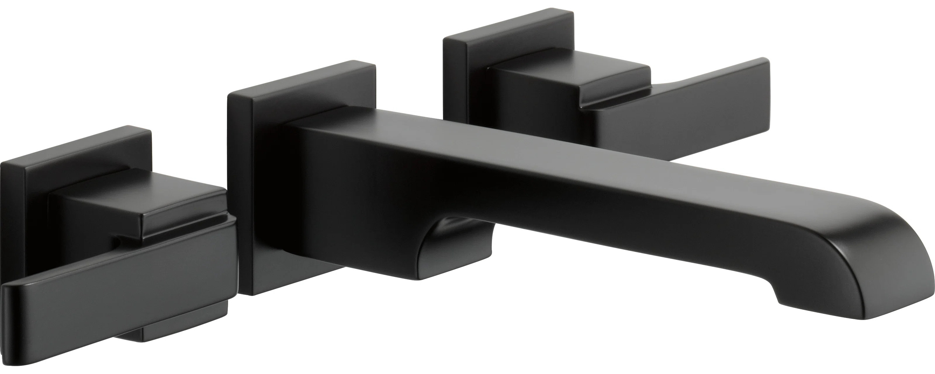 Ara Wall Mounted Bathroom Faucet T3567LF-BLWL | Wayfair North America