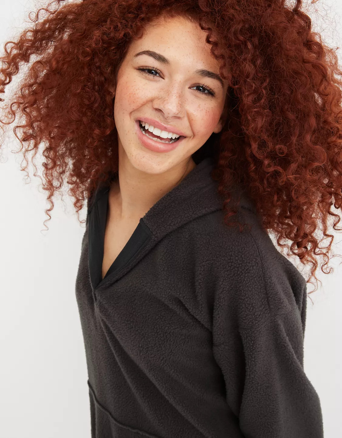 Aerie Snowed-In Fleece Hoodie | American Eagle Outfitters (US & CA)